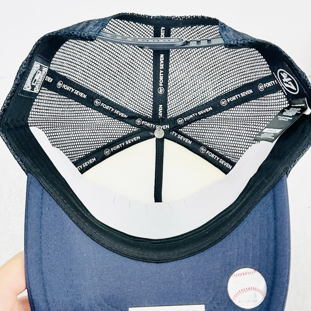 New York‎ Yankees '47 Brand Wax Pack Trucker Hat Cap Snapback Adjustable MLB